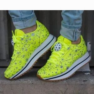 Melody Ehsani x Reebok collab platform glow in the dark sneakers